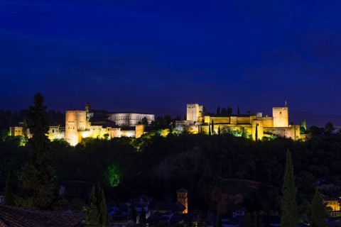 The Alhambra seen from the Albayzin hill