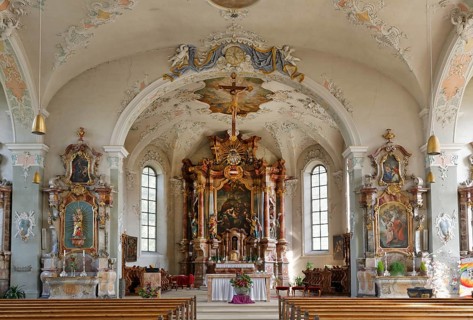 Main altar and side altars