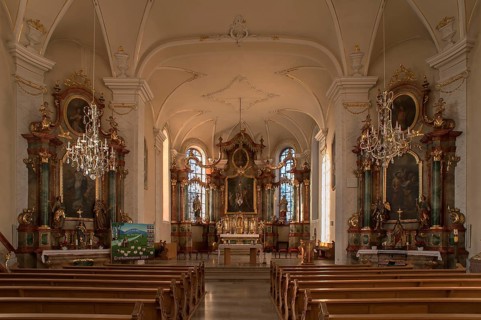 Chancel of the parish church of St. Johann Baptist