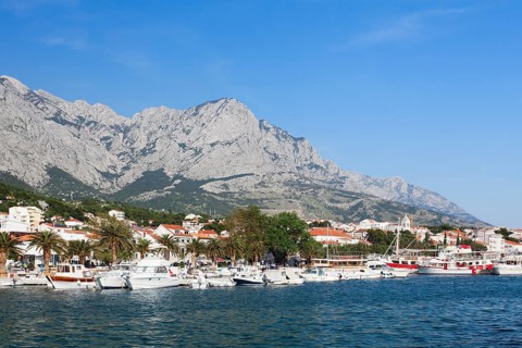 Townscape of Baska Voda