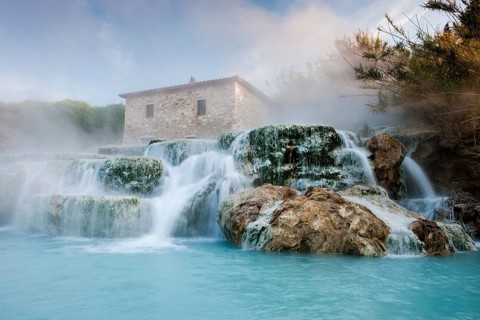 Thermal waterfalls
