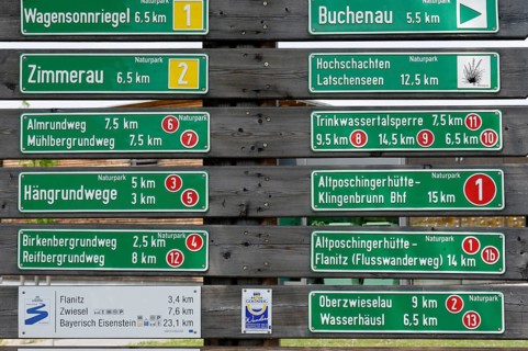 Trail signs