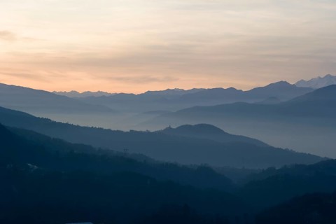 Monte Rosa and Lake Maggiore
