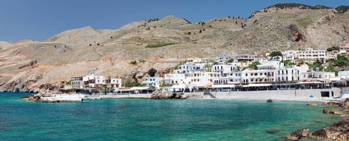 The seaside village of Sfakia