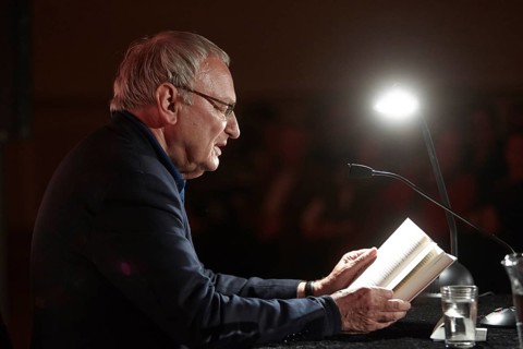 Reading by Uwe Timm at the 'Ganz Ohr' literature festival in the Electoral Palace