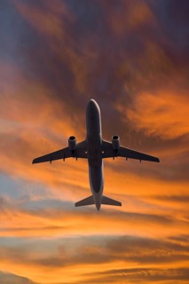 Lufthansa Airbus in flight
