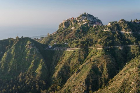 Castelmola town on the Monte Tauro