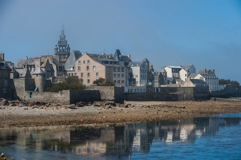 Town of Roscoff from the pier