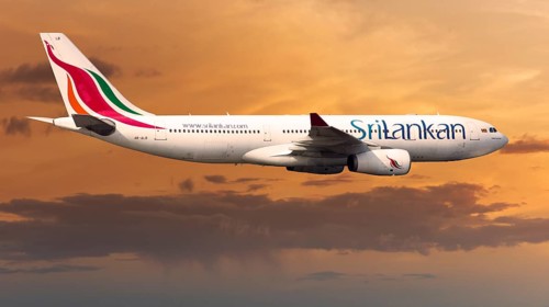 SriLankan Airlines Airbus A330-243 in flight
