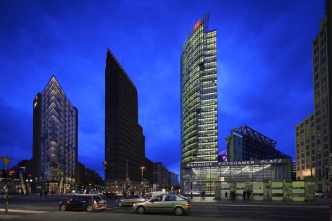 Potsdamer Platz square with the skyscrapers Renzo Piano 11