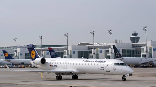 Lufthansa regional jet Bombardier CRJ700 'Bad Belzig'