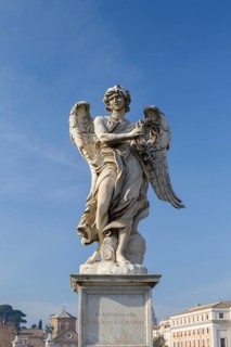 Bernini statue on Ponte Sant'Angelo bridge