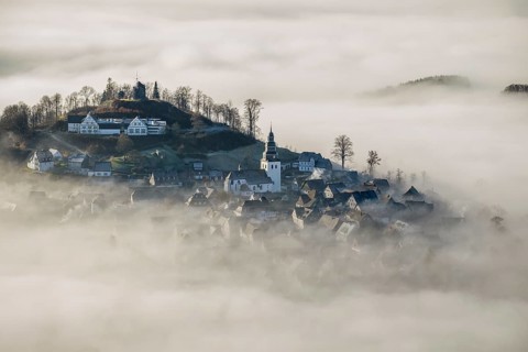 Eversberg in the fog