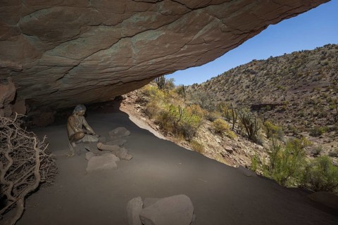 Rock overhang