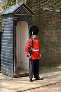 Queens Guard on sentry duty