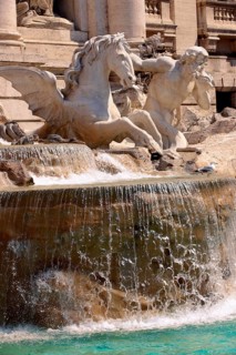 The baroque Trevi Fountain