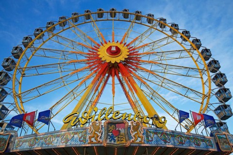Ferris wheel at the Hamburger Dom fair