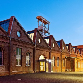 Zeche Ewald colliery at dusk
