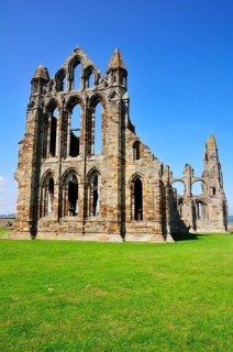 The ruins of Whitby Abbey that inspired Bram Stoker to his masterpiece 'Dracula'