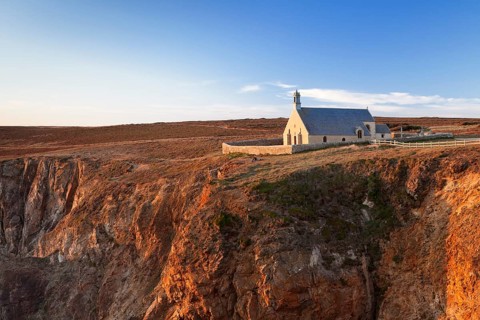 Saint They chapel at Pointe du Van
