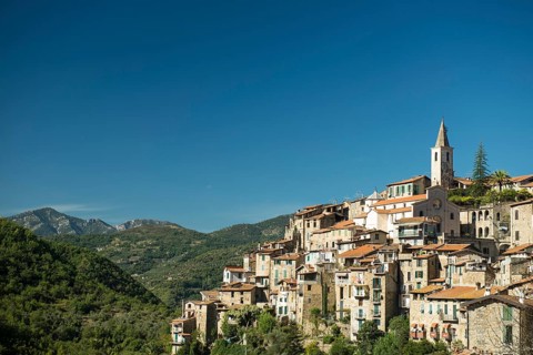 Medieval village in the mountains
