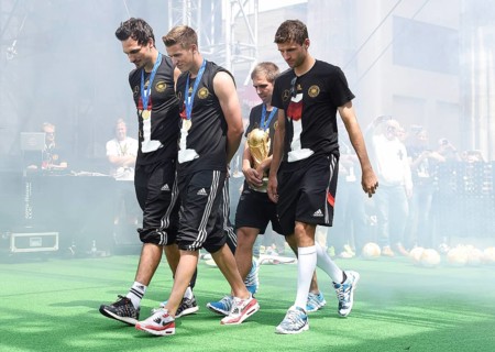 Reception of the German national team after their victory at the FIFA World Cup 2014