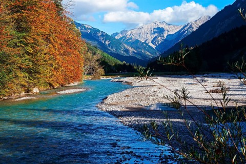 Isar river at Vorderriss