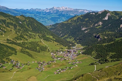 View into the Malbun Valley