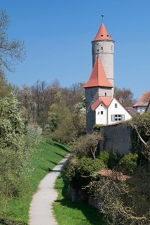 Dreikonigsturm tower and Gruner Turm tower