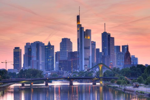 Skyline at dusk