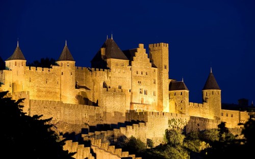 Fortress with watch towers, Carcassonne