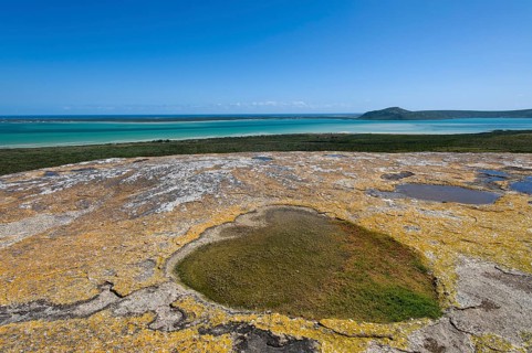 View from rocky outcrop over Langebaan lagoon