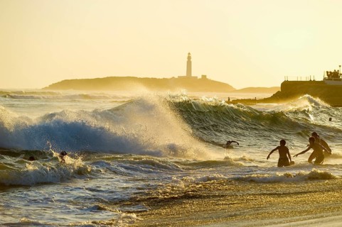 Cape Trafalgar at sunset