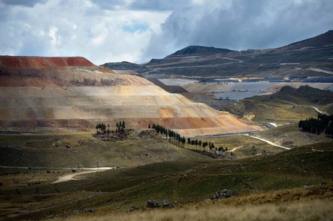 Opencast mine