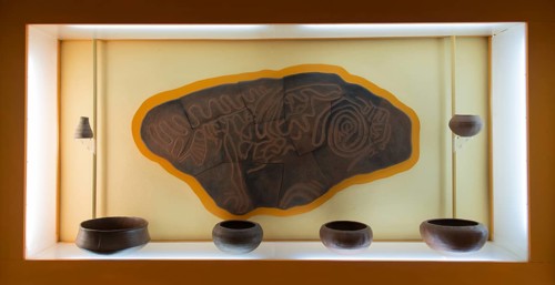 Petroglyphs or rock engravings by Guanche natives of the Canary Islands