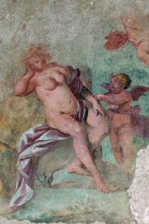 Venus figure and putto