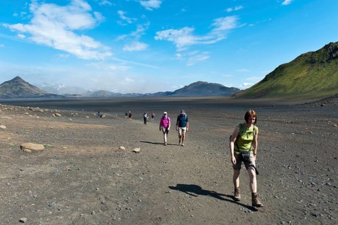 Trekking in the highlands