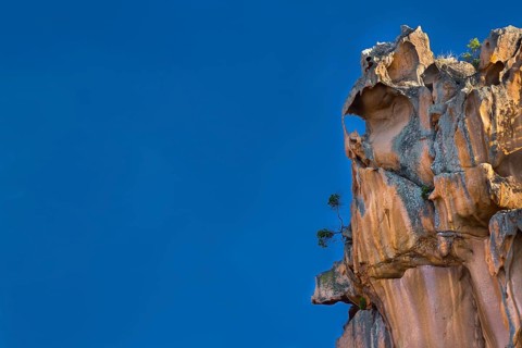 Bizarre rock erosions