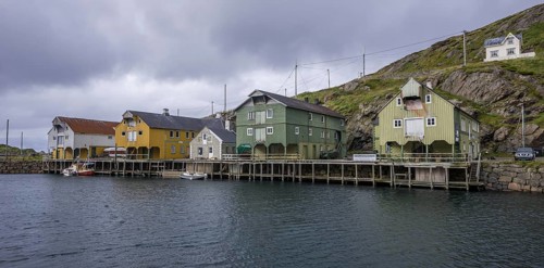 Restored fishing village of Nyksund