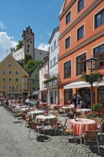 Cafes in the pedestrian zone