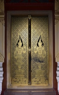 Decorated doors