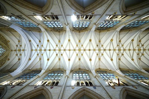 Net vaulting in the nave