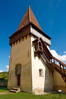 Defensive tower of the Saxon fortified church of Biertan