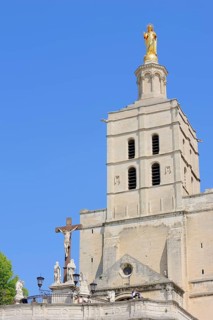 Avignon Cathedral with the Crucifix below