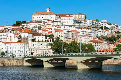 The old city and the University seen from across the Mondego river