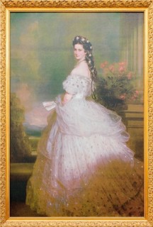 Painting of Empress Sisi or Empress Elisabeth of Austria