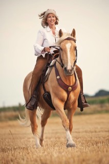 Western rider on Criollo