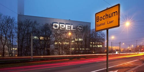 Bochum town sign