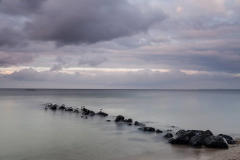 Dusk on the Baltic coast