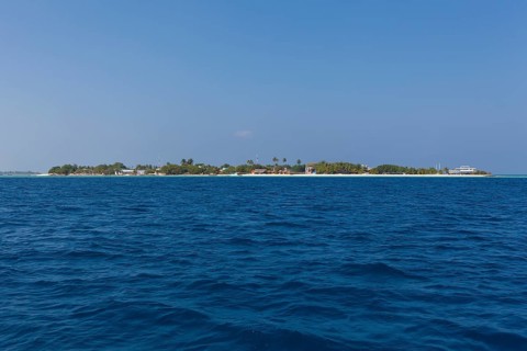 Maldives island of Gulhi